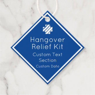 Favorit Taggar för Hangover Hjälp Kit Gåvor Etiketter