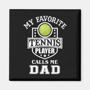 Favorit Tennisspelare Kallar Mig Pappa Matchande P Magnet