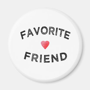 Favorit Vän Röda Hjärtat BFF Födelsedag syster Magnet