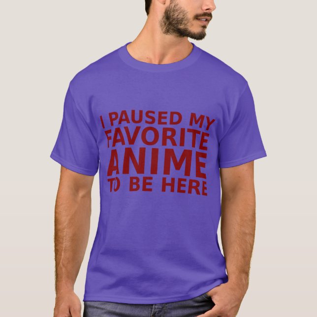 Favoritanimepojke T Shirt (Framsida)