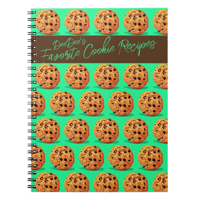 Favoritanteckningsbok för Personligen Cookie Recip Anteckningsbok (Framsidan)