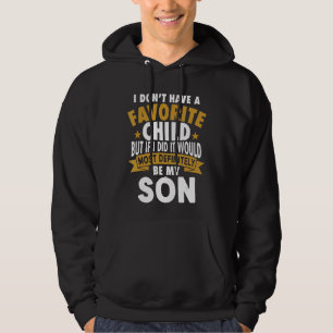 Favoritbarn Min son definitivt Hoodie