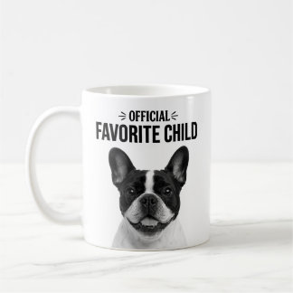 Favoritbarn minimalistisk husdjurporträtt B & Svar Kaffemugg