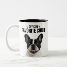 Favoritbarn minimalistisk husdjurporträtt färg kaffemugg