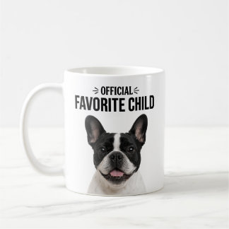 Favoritbarn minimalistisk husdjurporträtt färg kaffemugg