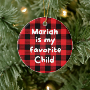 Favoritbarnsnamn Julgransprydnad Keramik