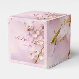 Favoritbox för Cherry Blommar Elegant bröllop Presentaskar