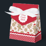 Favoritbox för gratisbröd presentaskar<br><div class="desc">En söt julafton pepparkaksgubbe mönster dekorerar den här presentförmånslådan. Så söt för att ha passerat julkakor och treat. Anpassa det med ditt namn. Designad för dig av Blackberry Boulevard.</div>