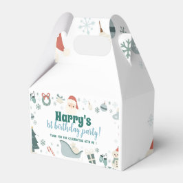 Favoritbox för jultomten-Födelsedagsfesten Presentaskar