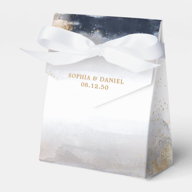 Favoritbox för marinfiske och Guld Bröllop Presentaskar (Framsidan Sidan)