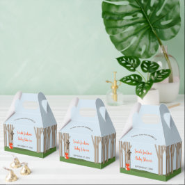Favoritbox för Woodland Spädbarn Baby Shower Presentaskar