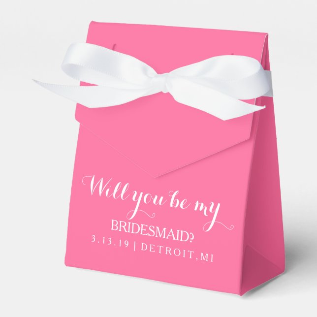 Favoritbox - Kommer du att bli min brud? Presentaskar (Framsidan Sidan)