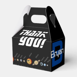 Favoritboxar, Rymden, jord Presentaskar