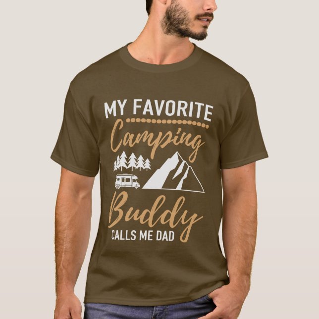 favoritcampingkompis Pappa T Shirt (Framsida)