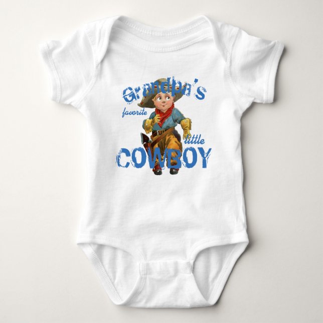 favoritcowboykropp kostym t-shirt (Framsida)