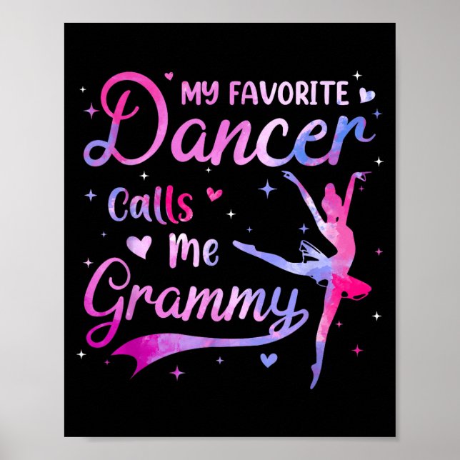 Favoritdansaren kallar Grammy-dans mormor Poster (Framsidan)