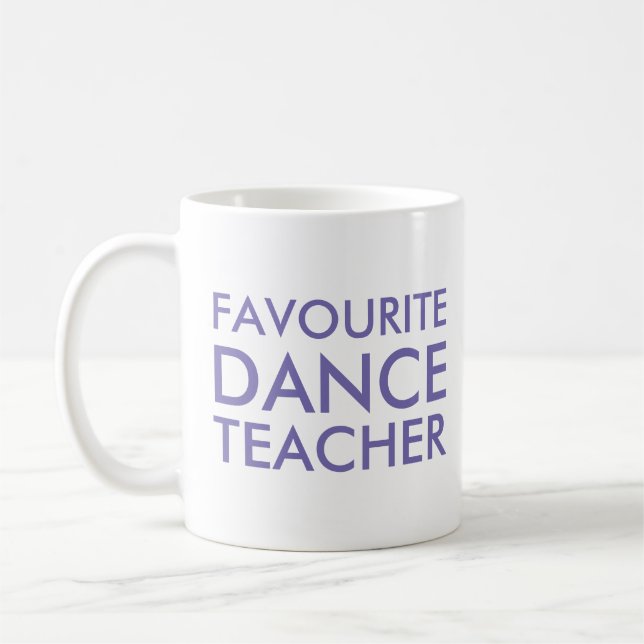 Favoritdanslärarepresent Kaffemugg (Vänster)