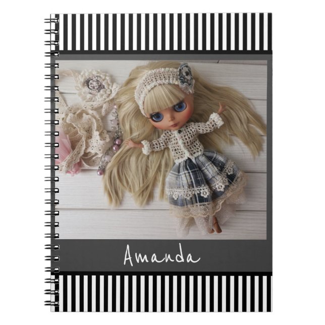 Favoritdockor, dockor Blythe doll Anteckningsbok (Framsidan)