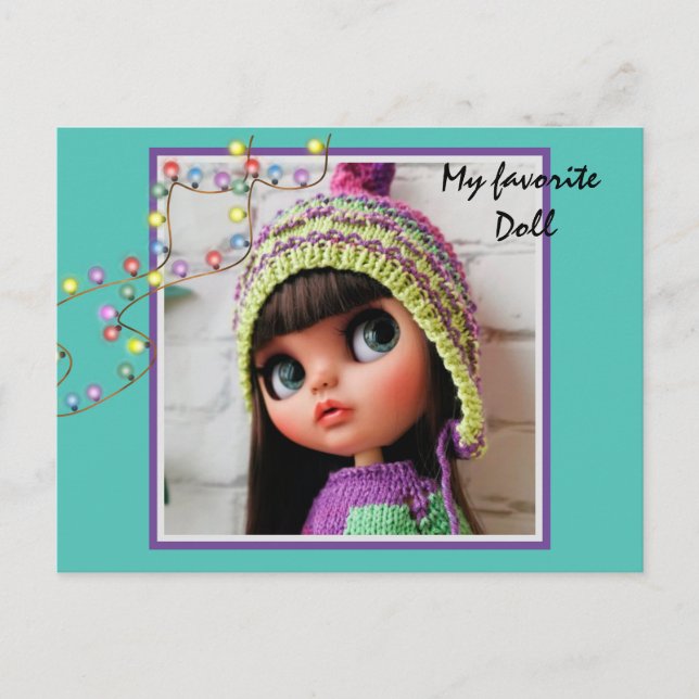 Favoritdockor, dockor Blythe doll Vykort (Framsida)