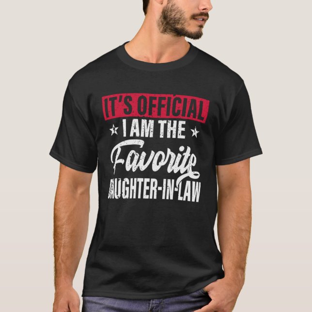 Favoritdotter från svärmor eller svärfar t shirt (Framsida)