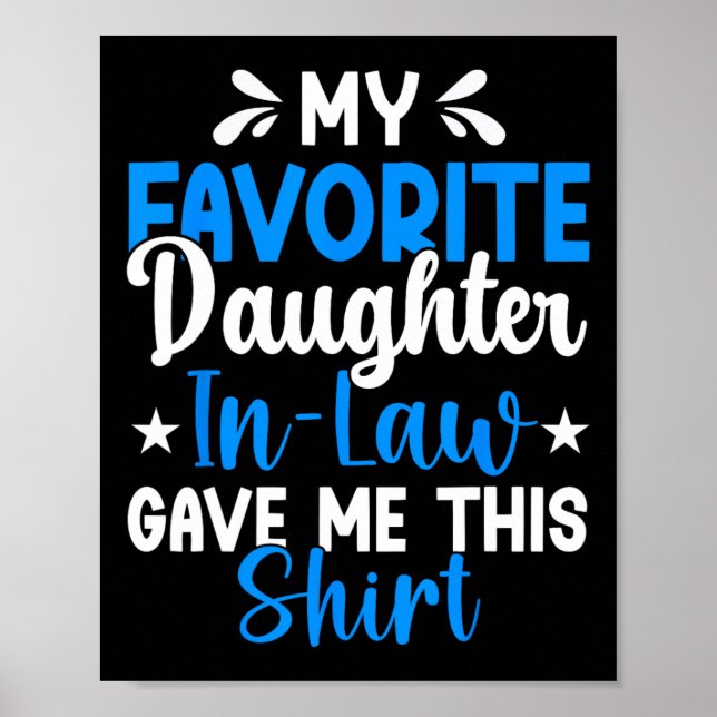 Favoritdotter i lag gav mig denna roliga far poster (Framsidan)