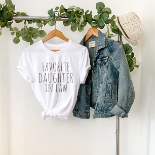 Favoritdotter i Law-Kärlek-Bride-Giftermål-Funny T Shirt