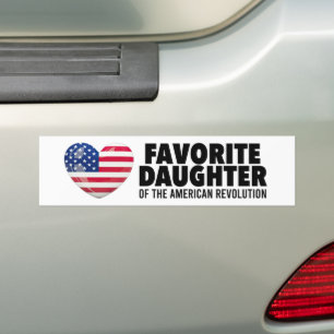 Favoritdotter till American Revolution DAR Bildekal
