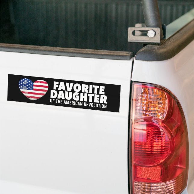 Favoritdotter till American Revolution DAR Bildekal (På lastbil)