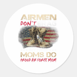 Favorite Airman kallar mig Mamma Proud Luft Force  Runt Klistermärke
