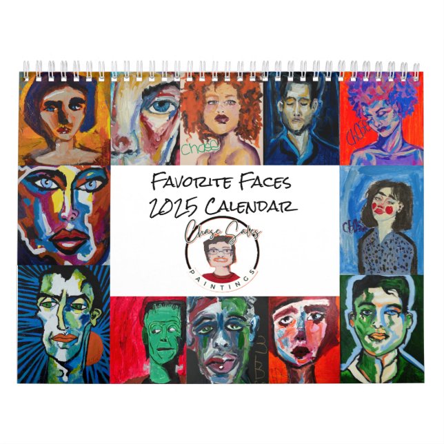 Favorite Ansikte 2025-kalender Kalender (Omslag)