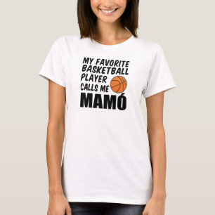 Favorite Basketball Player ringer mig Mamo T Shirt