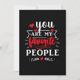 Favorite Best Friend Valentine Julkort