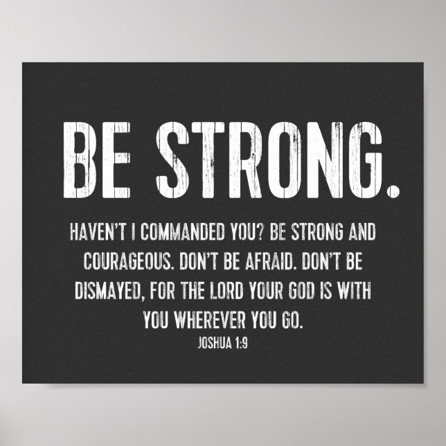 Favorite Bible Verse Poster, Christian, var stark Poster (Framsidan)