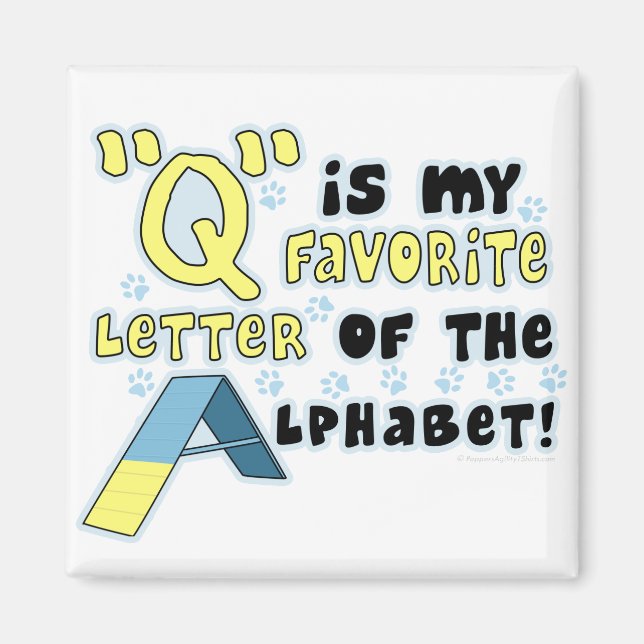 Favorite Brev Q Magnet (Framsidan)