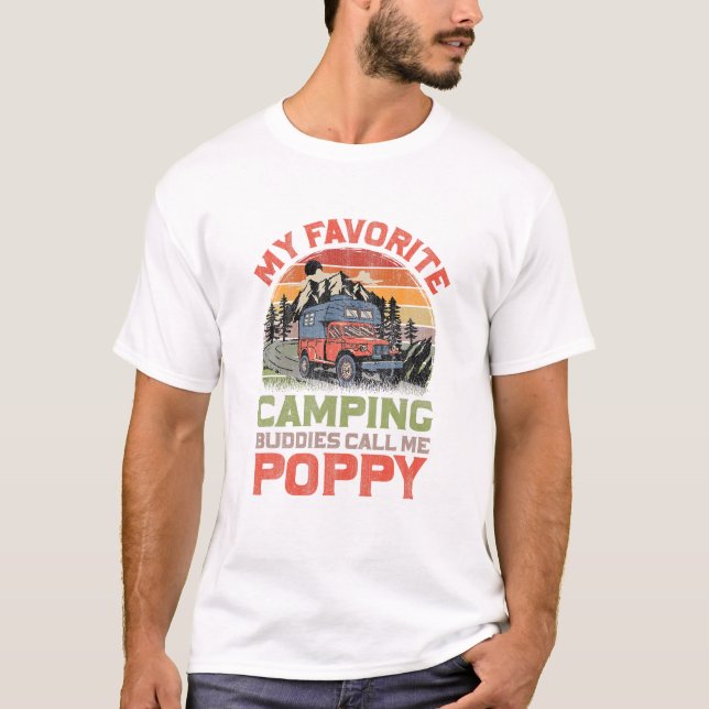 Favorite Camping Buddies Call T Shirt (Framsida)