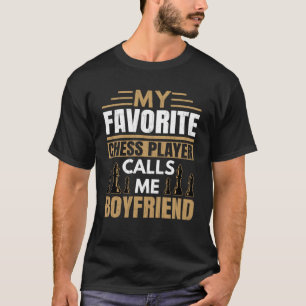 Favorite Chess Player kallar mig Boykompis Roligt T Shirt