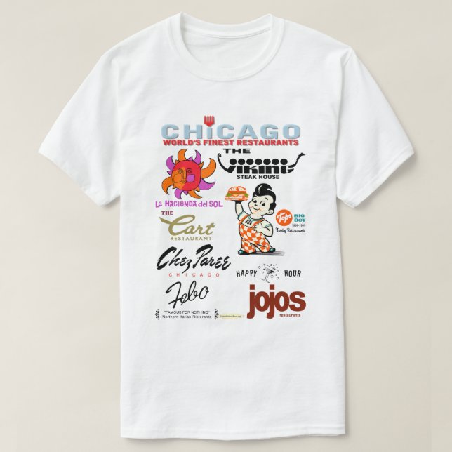 Favorite Ciagoland Restaurants, v2. T Shirt (Design framsida)