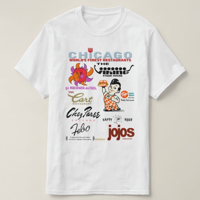 Favorite Ciagoland Restaurants, v2. T Shirt (Design framsida)