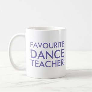 Favorite Dance Teacher Gift Kaffemugg
