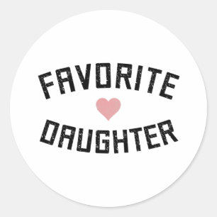 Favorite DaughFamily Reunion Funny Gifts Runt Klistermärke