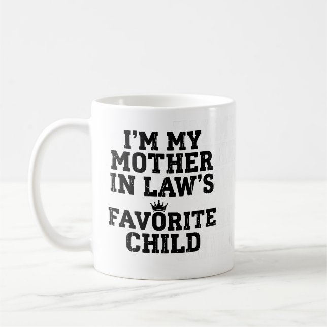 Favorite Daughter Son In Law Sarcastic Family  Kaffemugg (Vänster)