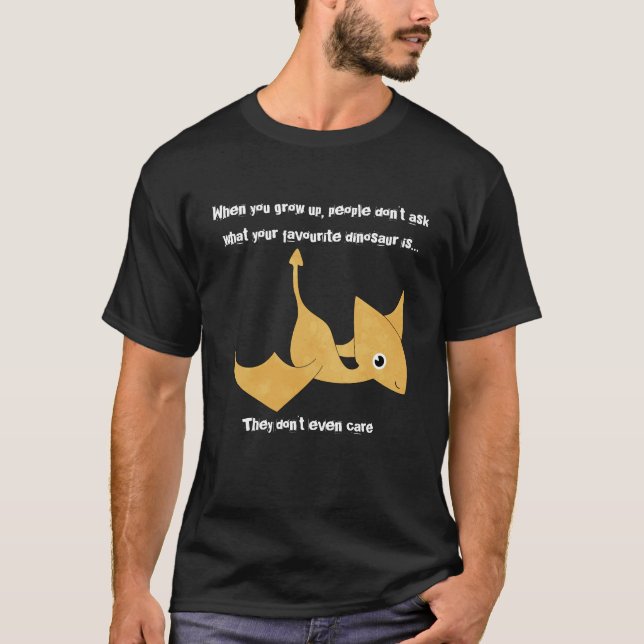 Favorite Dinosaur med Pterodactyl T Shirt (Framsida)