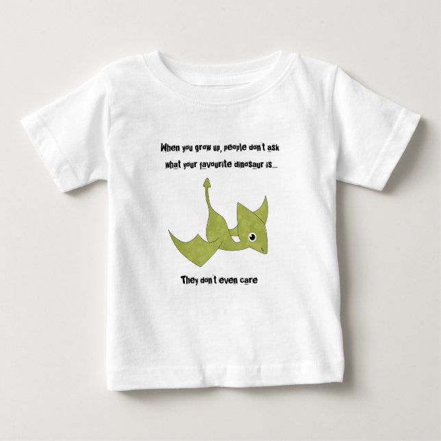 Favorite Dinosaur med Pterodactyl T Shirt (Framsida)