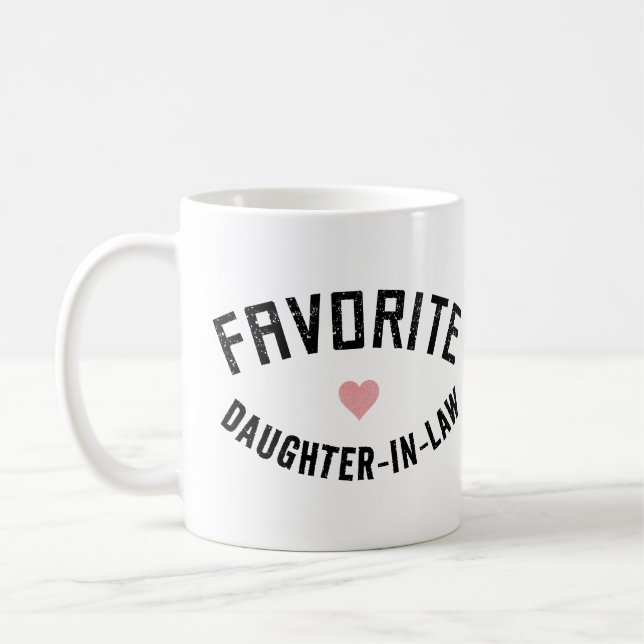 Favorite Dotter-in-Law Family Reunion Funny Gift Kaffemugg (Vänster)
