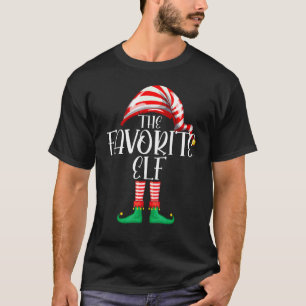 Favorite Elf Matching Family Group jul Py Pa T Shirt