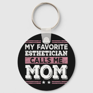 Favorite Esthetician kallar mig Mamma Funny Mamma Nyckelring