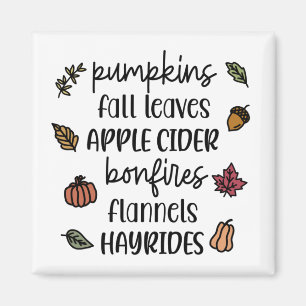 Favorite Fall Sak Magnet