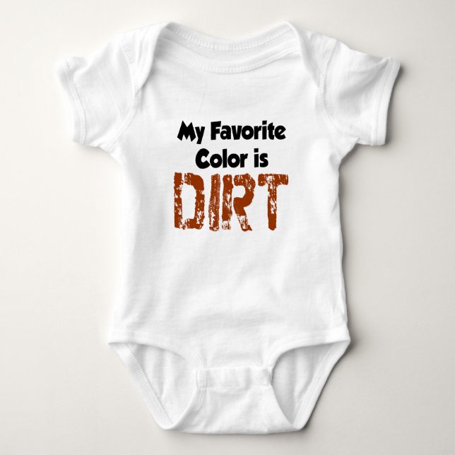 Favorite Färg är Dirt Tee (Framsida)