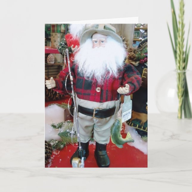 FAVORITE FISHERMAN I CHRISTMAS HELGKORT (Framsida)