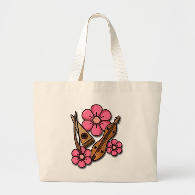 Favorite Flowers Jumbo Tote Tygkasse (Framsidan)